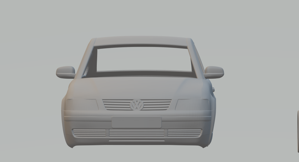 Download STL file Volkswagen Passat b5 • 3D printing template • Cults