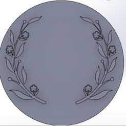 Flor-6.png STL-Datei Briefmarkenblätter 6・Vorlage für 3D-Druck zum herunterladen