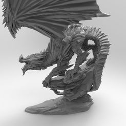 Legendary-character-design-,-Crystal-dragon,-STL-3D-3.jpg Archivo 3D Diseño para impresión 3D dragón・Plan imprimible en 3D para descargar
