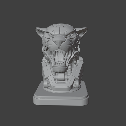 🌨️ snow leopard mech・ STL File for 3D printing・Cults