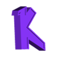 K.stl Letters and Numbers POKEMON (2 colors) Letters and Numbers | Logo
