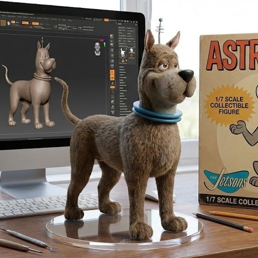 ASTRO: The Space Dog! 🐕 The Jetsons 3D Model