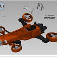 Assembly-008.jpg Caterham inspired flying concept car (including display stand)
