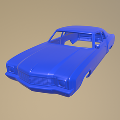A012.png STL-Datei CHEVROLET MONTE CARLO 1972 KAROSSERIE ZUM AUSDRUCKEN・Modell zum Herunterladen und 3D-Drucken