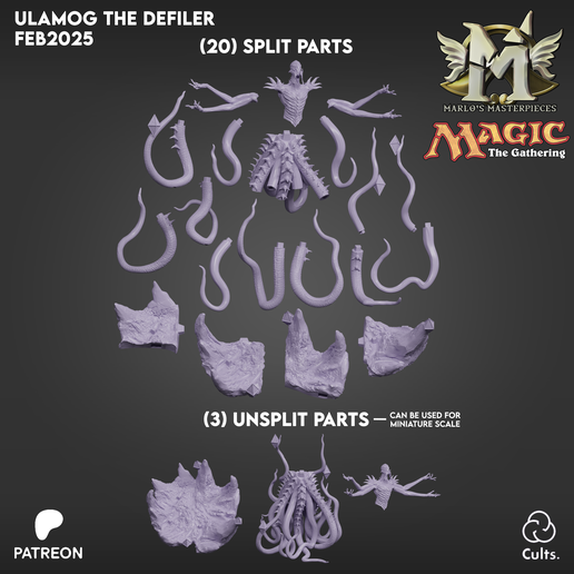 👾 MTG: Ulamog, the Defiler・ 3D File for 3D printing・Cults