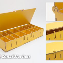 9edd251ccbdd3b67316d66dc70f4520f_display_large.jpg Archivo STL gratis Compartimiento Caja de almacenamiento con tapa cnc/láser・Objeto de impresión 3D para descargar