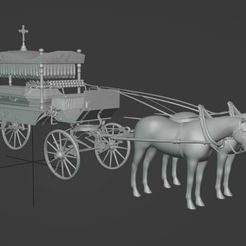 At-arabası-cenaze-1.jpg Hearse Cart 3D Model