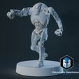 Pose-1-White.jpg 1:48 Scale Battle Droid Army - B2 Class - 3D Print Files