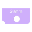 20mm.stl メートル法用半径ゲージセット