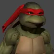 r4.webp Raph cosplay Ninja STL 3D Print *head Only Costume Prop