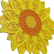 52728d0e-4b9f-4891-9e08-992f84d8ea0a.png Sunflower Mandala art - Multi colour print