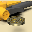 2.png 3D file Power Dagger Ranger Yellow Super Sentai・3D printing model to download, Geralp