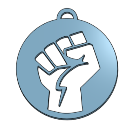 Keychain - Strenght fist