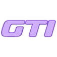 GTI.STL GTI Golf Sigle