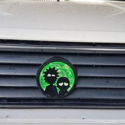 20190827_085207.jpg STL file Rick and Morty VW front logo.・3D printing template to download