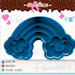 20-Arcoiris-3-con-rhino-85mm.jpg Fichier STL Arc-en-ciel 9cm - Arc-en-ciel 9cm・Modèle à imprimer en 3D à télécharger