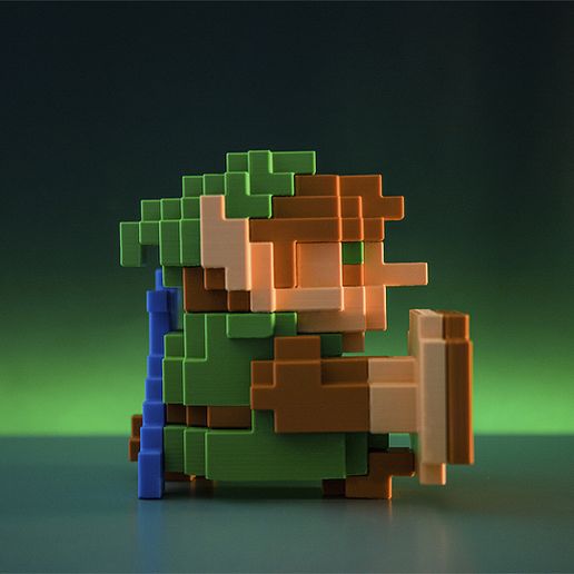 Voxel_0007_Link_0001_Monograma-3-copia-9.jpg Voxel Link 8-битная головоломка AMIIBO