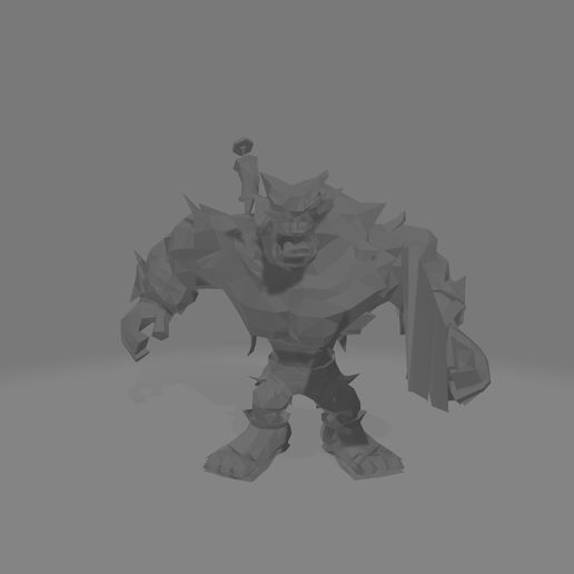 🦸 MUNDO FIGURE・ STL File for ・Cults