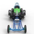 6.jpg Diecast Front engine old school 6 wheeled dragster Scale 1:25