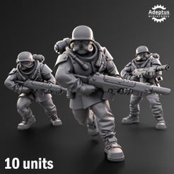 1.jpg Fichier 3D Escouade. Régiment Koelner. Garde impériale・Design imprimable en 3D à télécharger