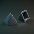 8.jpg Pyramid Tank Trap - STL File