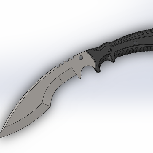 Kukri High-Quality CS2 Knife stl only - Cults3D 3D Model | 3Drop