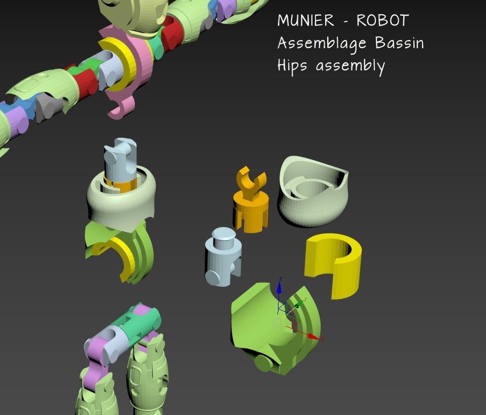 assembly-04.jpg Бесплатный STL файл Robot・Дизайн 3D-печати для загрузки, jmmprog