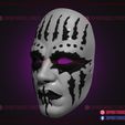 Halloween_Slipknot_mask_3d_print_model_03.jpg Halloween Slipknot Mask - Joey Jordison Mask