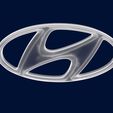 26.jpg Hyundai Badge 3D Print