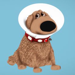 dug.jpeg STL file DUG, THE DOG FROM THE MOVIE UP・3D printable model to download, ARTEFLAMANTE