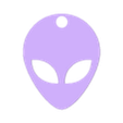 alien_v2.stl UFO ALIEN KEYCHAIN