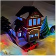 003.jpg Christmas Village - Individual buildings - The Fire Station