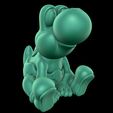 YoshiP.jpg Файл STL Йоши (легкая печать без поддержки)・3D-печатная модель для загрузки