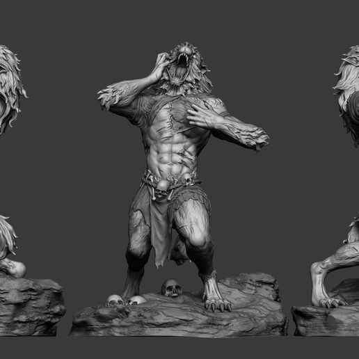 06.jpg WereWolf 54mm freie Miniatur