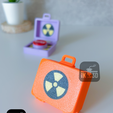 6.png Nuke Briefcase Clicker Toy / Easy to Print / 3MF Included