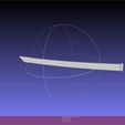 meshlab-2022-01-14-07-09-27-65.jpg STL file Akame Ga Kill Akame Sword And Sheath Printable Assembly・Template to download and 3D print, julian-danzer