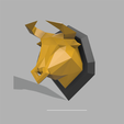 Untitled-5.png Valorant Prime Bull Wall Decor Low Poly