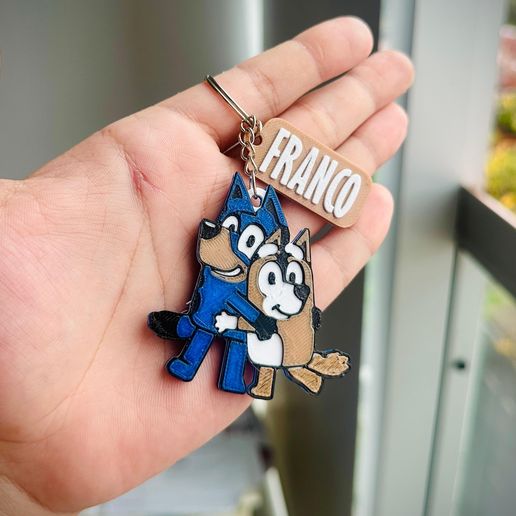 BLUEY KEYCHAIN | BLUEY KEYCHAIN 3D model