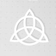 CircleInTriquetra.jpg Triquetra with Circle, Trinity Knot Symbol, Celtic Knot