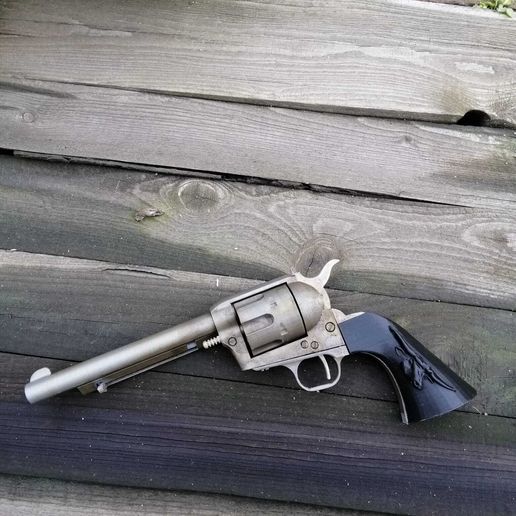 🐄 colt 1873 grip cow・Free STL File for 3D printing・Cults