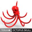 FINAL-01.jpg Octopus Skull - Calvera Pirata - Pulpo Flexy - Articulated - Articulado