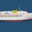 a.jpg CARLA C. Costa Line cruise ship print-ready model
