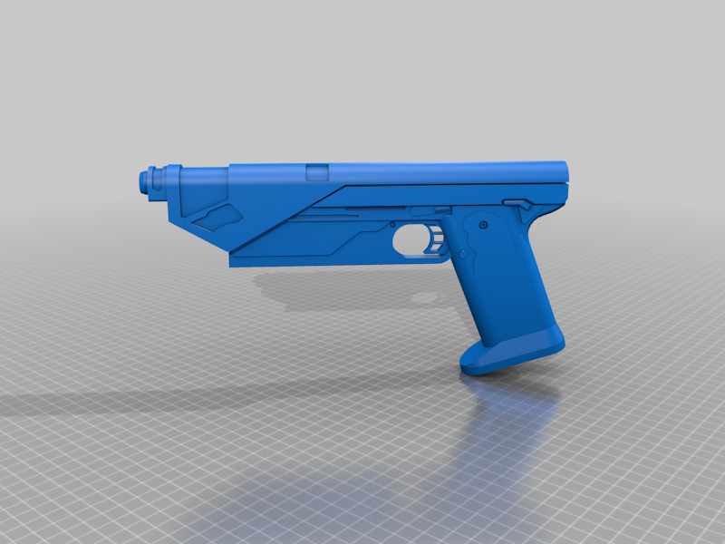 Download Free Stl File Westar 35 Blaster Pistol Of Bo Katan Kryze From The Mandalorian 3d Print Model Cults