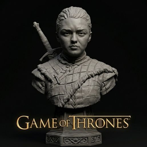 Bust Arya Stark “Game of Thrones”