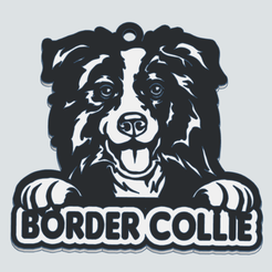 collie-tinker.png Fichier STL gratuit Porte-clés Border Collie・Plan à télécharger et à imprimer en 3D