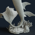Clay-Camera-13.png Sci-FI Mermaid - 3D print ready - 3D print model
