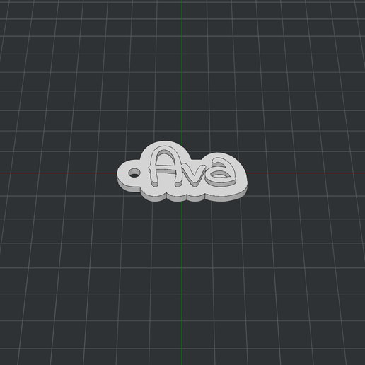 Keychain Ava 3D model