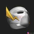 7a.jpg Godspeed Mask - Flash God Season 6 - Flash cosplay helmet