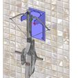 der_arbalet02-05.jpg CROSSBOW MOUNT bow and arrow holder suspension 3d print