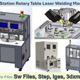 0000001.jpg Four Station Rotary Table Laser Welding Machine 3D CAD Model